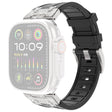 Riktigt Slitstarkt Apple Smartwatch Strass Och Mjukplast Universell Armband