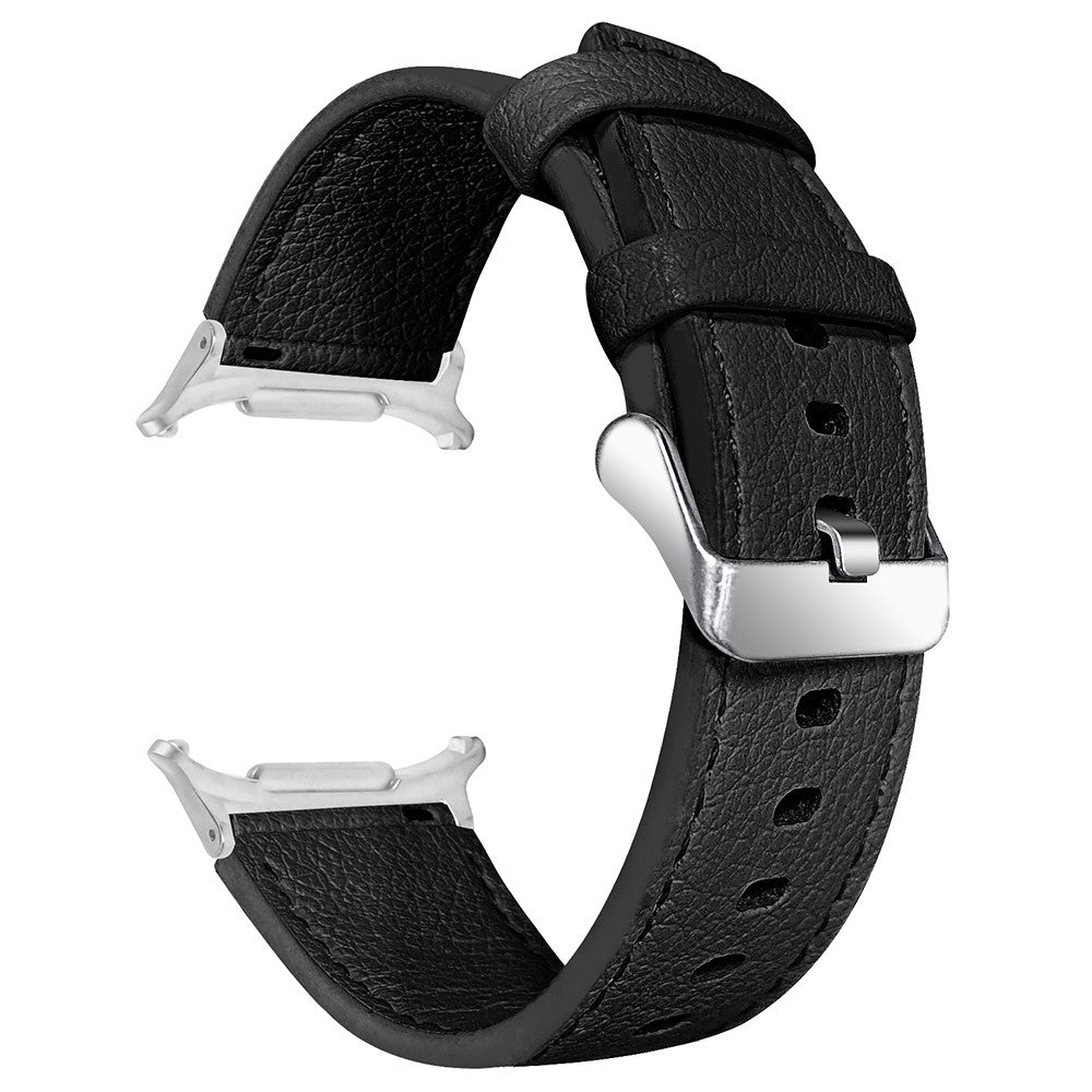 Samsung Galaxy Watch Ultra 47mm Wrist Strap Genuine Cow Leather Smartwatch Band - Black#serie_1