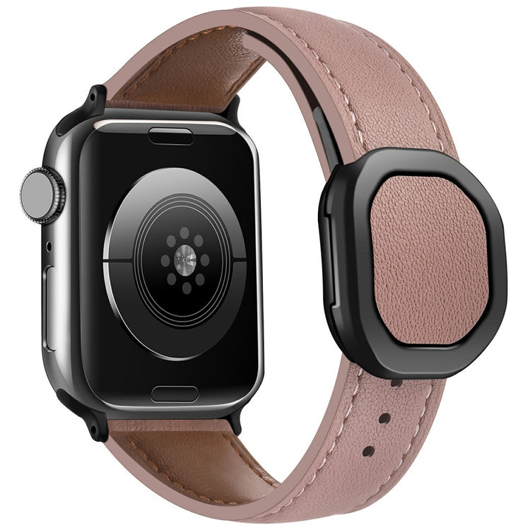 KALEBOL Apple Watch Series 49mm - 45mm - 44mm - 42mm Genuine Cow Leather Band - Pink#serie_8