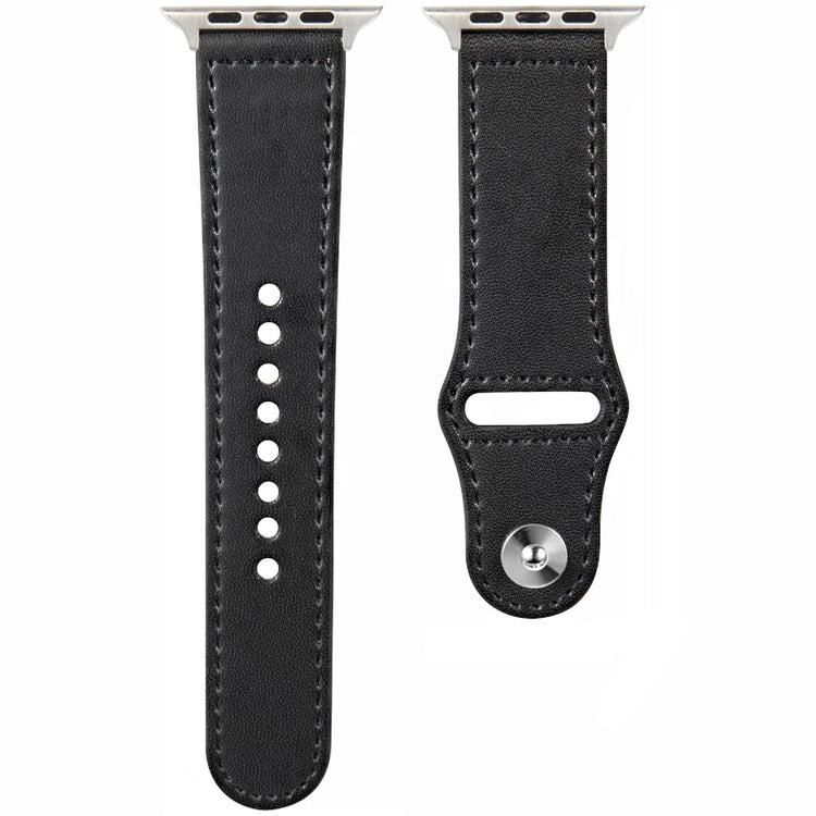 KALEBOL Apple Watch Series 41mm - 40mm - 38mm Watch Strap, Large Buckle - Black#serie_5