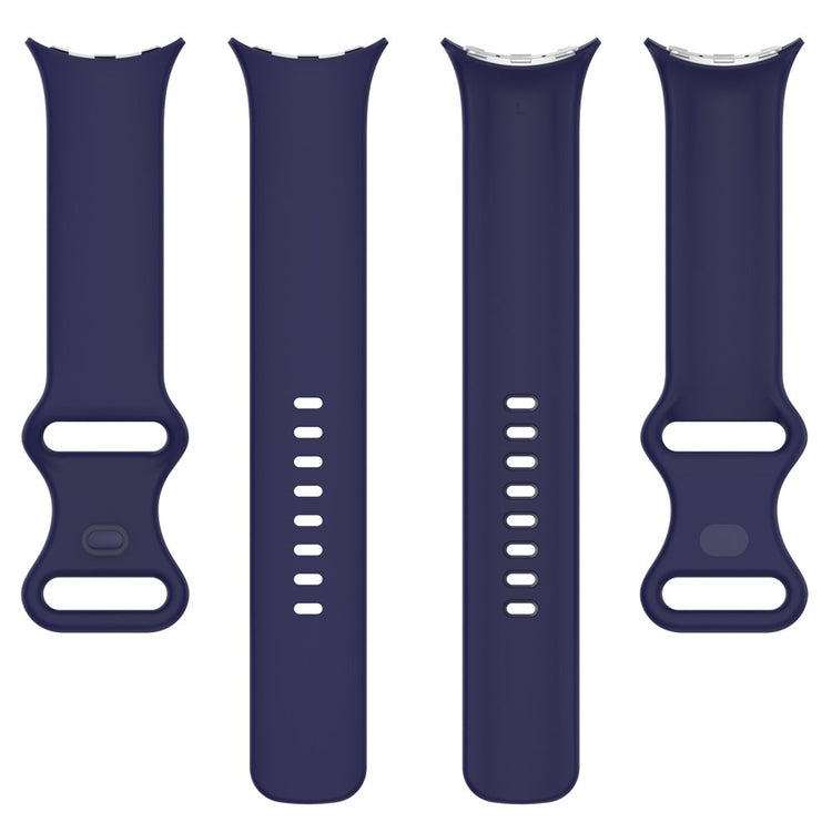 Google Pixel Watch 3 45mm Replacement Strap 8 Shape Silicone Watch Band with Color Buckle, Size S - Dark Blue#serie_11