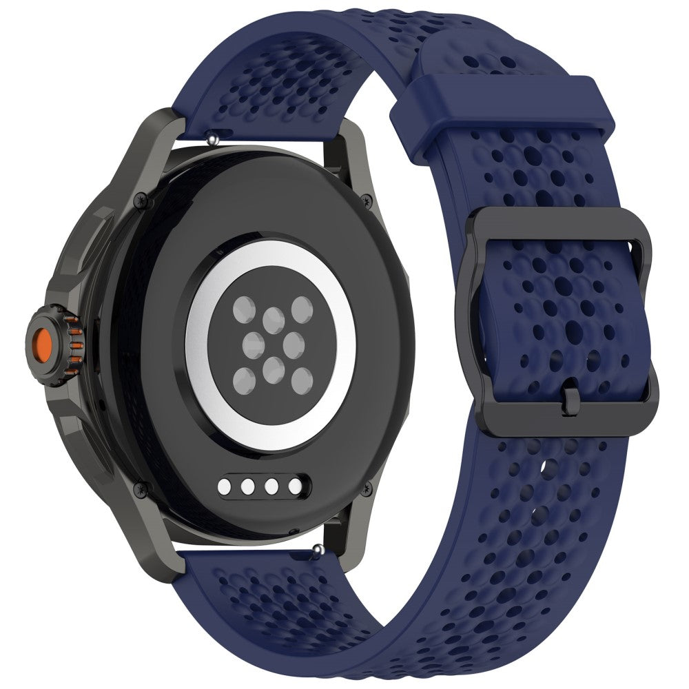 Xiaomi Watch S4 Sport Silicone 22mm Multiple Holes Breathable Watch Strap - Dark Blue#serie_6