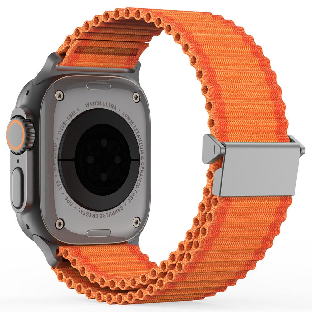 DUX DUCIS Apple Watch Series 49mm - 45mm - 44mm - 42mm Nylon Watch Band - Orange#serie_3