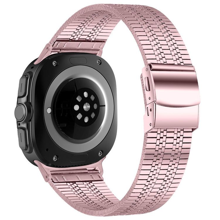 Samsung Galaxy Watch Ultra 47mm Watch Band Stainless Steel 5-Beads Wrist Strap - Rose Pink#serie_5