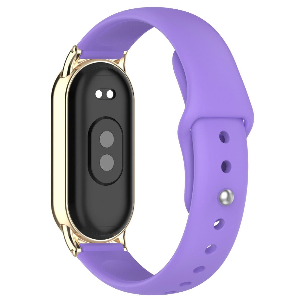 Replacment Band for 12mm Universal Smart Watch Reverse Buckle Silicone Watch Strap - Purple#serie_1