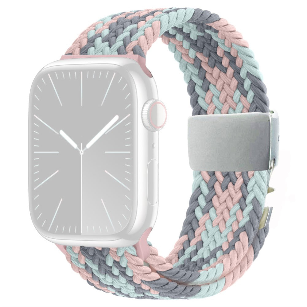 Strap Apple Watch Series 49mm - 45mm - 44mm - 42mm Watch Band - Grey Pink Blue#serie_12