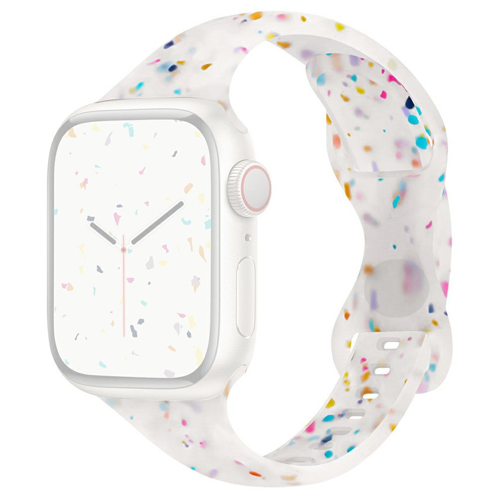 Strap Apple Watch Series 41mm - 40mm - 38mm Silicone Band - Jelly White#serie_5