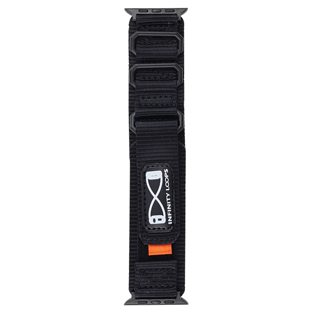 Apple Watch Series 41mm - 40mm - 38mm Nylon Watch Band - Black#serie_3