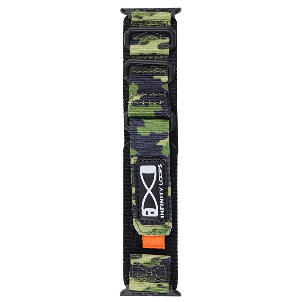 Apple Watch Series 49mm - 45mm - 44mm - 42mm Nylon Watch Band - Camouflage Green#serie_2