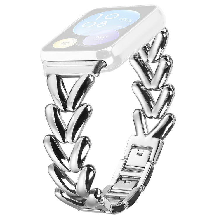 Zinc Alloy Watch Band Xiaomi Redmi Watch 4 Twisted Metal Watch Strap Replacement - Silver#serie_1