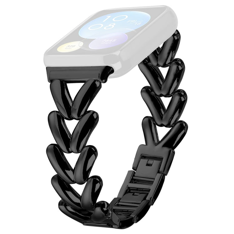 Zinc Alloy Watch Band Xiaomi Redmi Watch 4 Twisted Metal Watch Strap Replacement - Black#serie_2