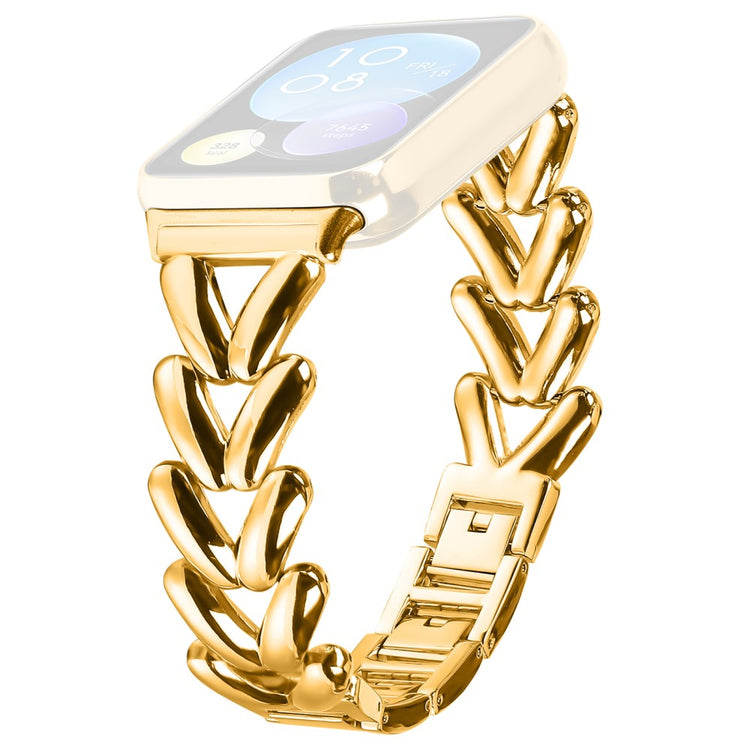 Zinc Alloy Watch Band Xiaomi Redmi Watch 4 Twisted Metal Watch Strap Replacement - Gold#serie_3