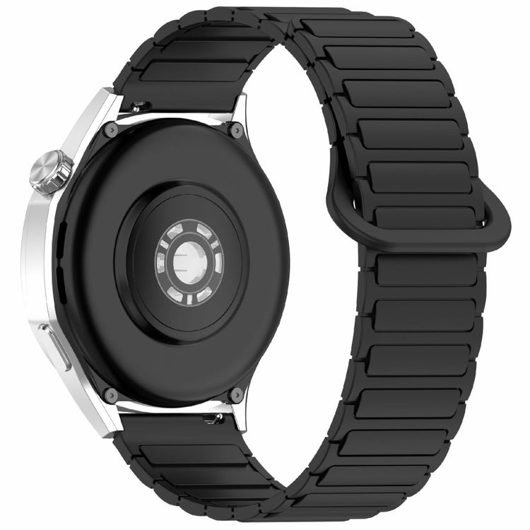 Samsung Galaxy Watch7 44mm / 40mm / Watch FE 40mm / Watch6 40mm / 44mm Silicone Band Dual Color 20mm Magnetic Watch Strap - Black#serie_5