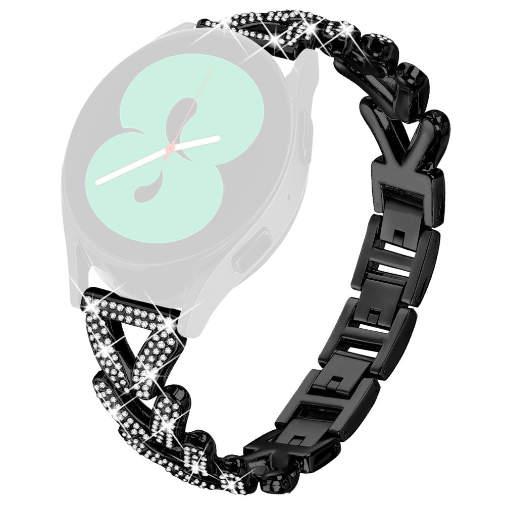 Metal Twisted Watch Band Rhinestone Decor Huawei Watch GT 2 42mm Watch Strap - Black#serie_1