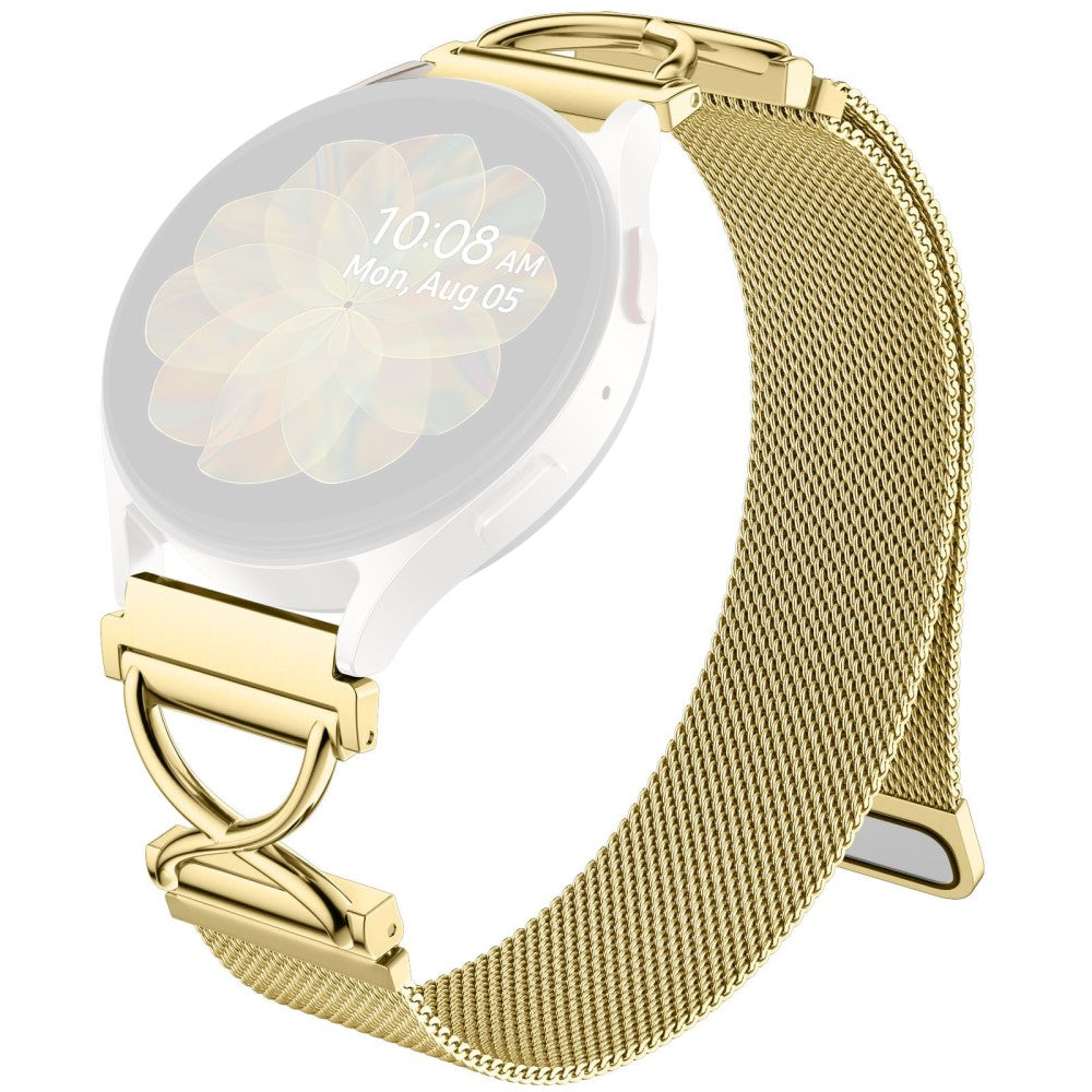 Withings Steel Milanese Band Electroplated Stainless Steel Magnetic Watch Strap with X-Shaped Connector - Gold#serie_2