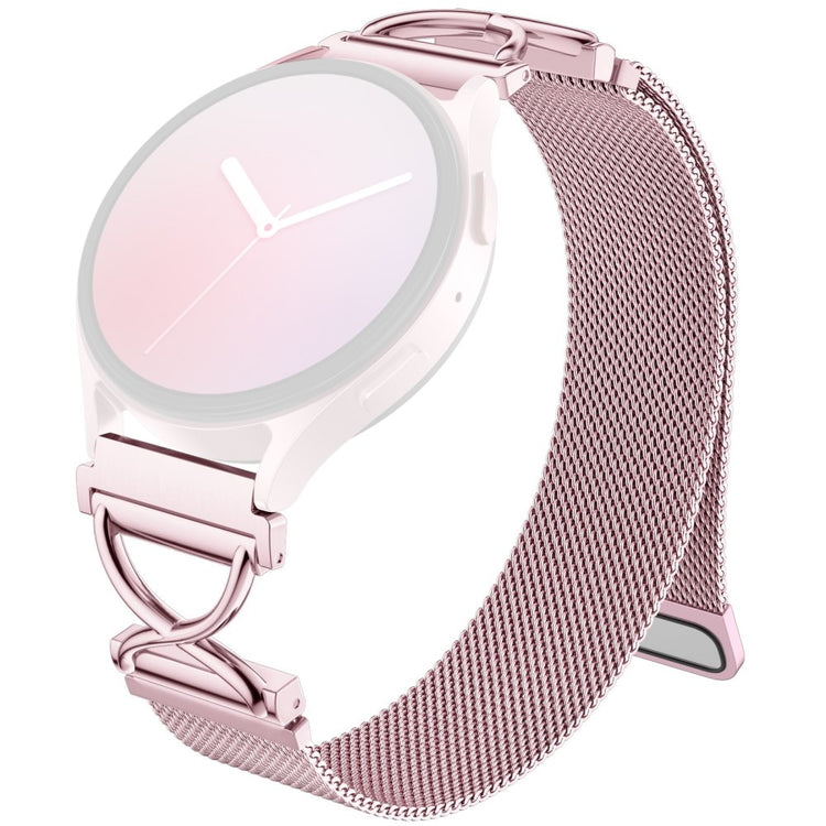 Withings Steel Milanese Band Electroplated Stainless Steel Magnetic Watch Strap with X-Shaped Connector - Rose Pink#serie_3