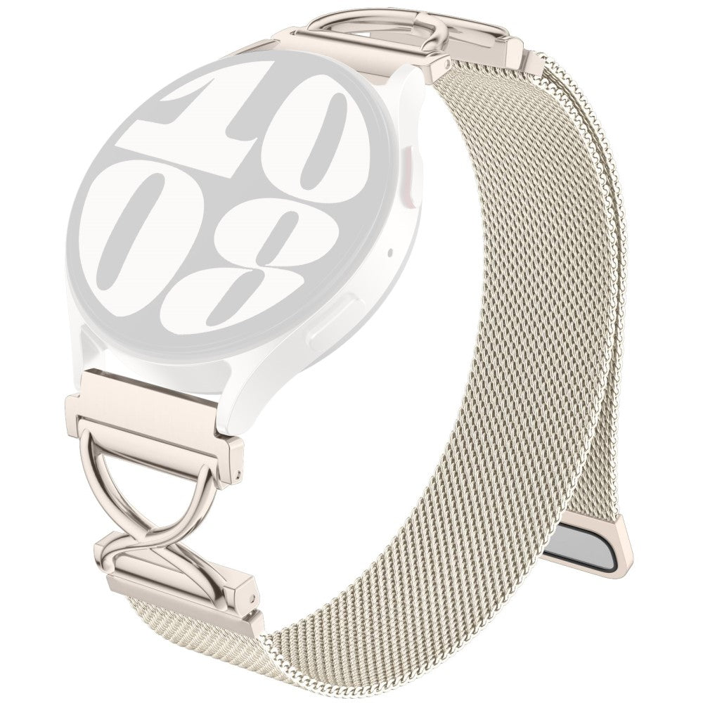 Withings Steel Milanese Band Electroplated Stainless Steel Magnetic Watch Strap with X-Shaped Connector - Starlight#serie_6