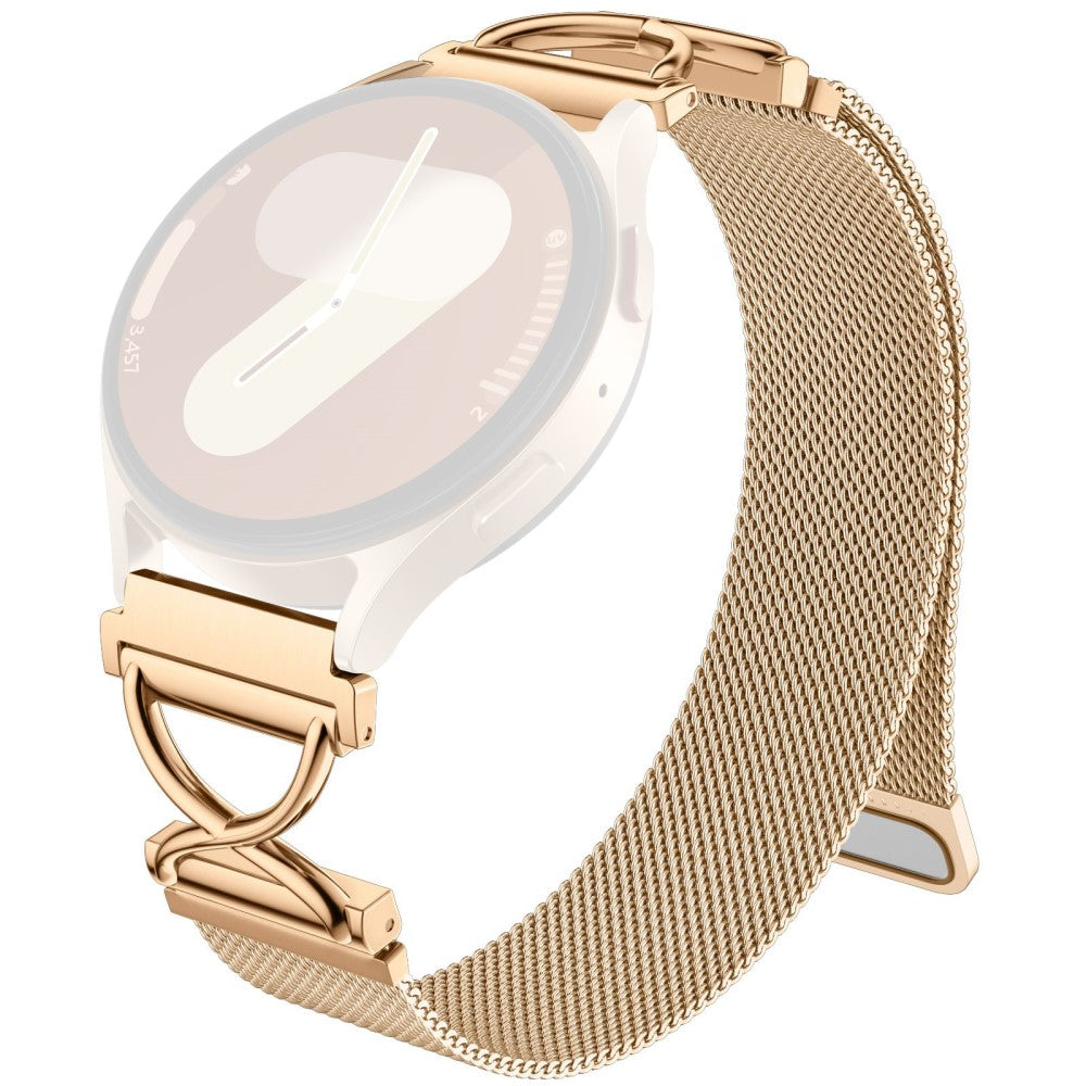 SyncUP Kids Watch Milanese Band Electroplated Stainless Steel Magnetic Watch Strap with X-Shaped Connector - Rose Gold#serie_4