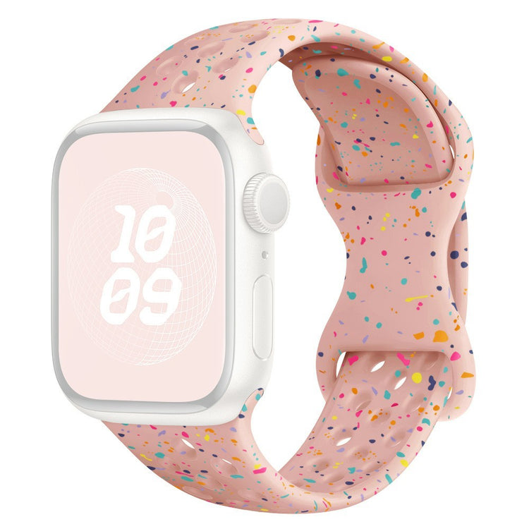 KALEBOL 22mm Silicone Strap Samsung Galaxy Watch3 45mm / Watch 46mm / Huawei Watch GT 5 / 5 Pro Butterfly Clasp Watch Band - Pink#serie_5