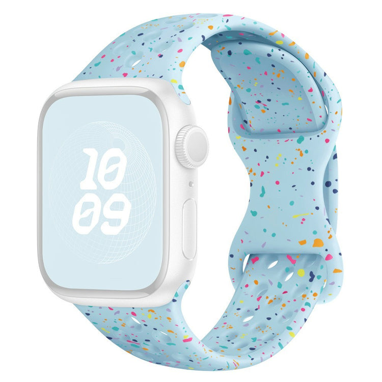 KALEBOL 22mm Silicone Strap Samsung Galaxy Watch3 45mm / Watch 46mm / Huawei Watch GT 5 / 5 Pro Butterfly Clasp Watch Band - Baby Blue#serie_6