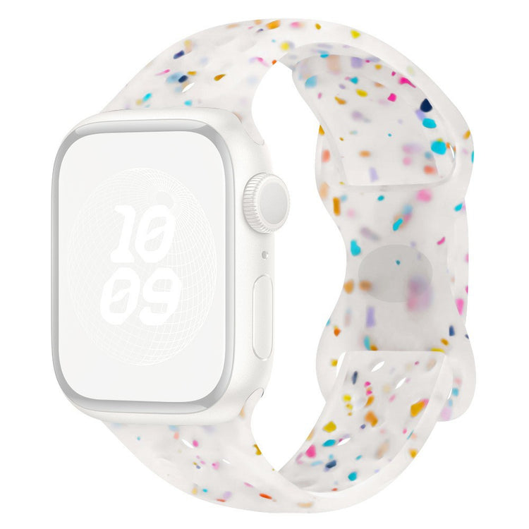 KALEBOL 22mm Silicone Strap Samsung Galaxy Watch3 45mm / Watch 46mm / Huawei Watch GT 5 / 5 Pro Butterfly Clasp Watch Band - Transparent White#serie_7