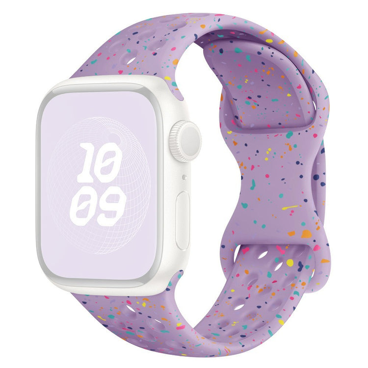 KALEBOL 22mm Silicone Strap Samsung Galaxy Watch3 45mm / Watch 46mm / Huawei Watch GT 5 / 5 Pro Butterfly Clasp Watch Band - Light Purple#serie_13