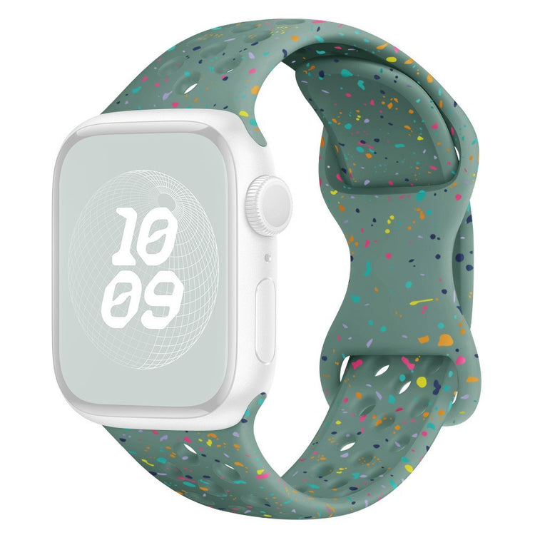 KALEBOL 22mm Silicone Strap Samsung Galaxy Watch3 45mm / Watch 46mm / Huawei Watch GT 5 / 5 Pro Butterfly Clasp Watch Band - Green#serie_14