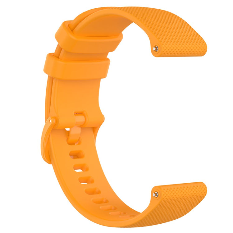 22mm Watch Strap Samsung Galaxy Watch3 45mm / Asus Zenwatch Silicone Band Grid Texture - Yellow#serie_4