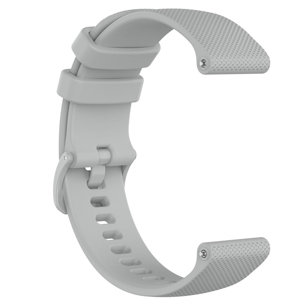 22mm Watch Strap Samsung Galaxy Watch3 45mm / Asus Zenwatch Silicone Band Grid Texture - Grey#serie_5