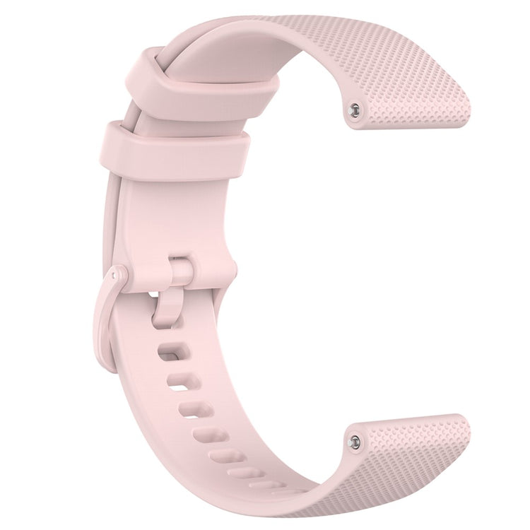 22mm Watch Strap Samsung Galaxy Watch3 45mm / Asus Zenwatch Silicone Band Grid Texture - Pink#serie_8