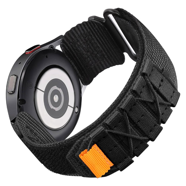 22mm Watch Band Samsung Galaxy Watch 46mm / Watch3 45mm / Huawei Watch GT 5 Pro 46mm / GT 5 46mm Nylon Woven Magic Tape Strap - Black#serie_3