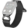 Riktigt Slitstarkt Apple Smartwatch Metall Och Strass Universell Armband