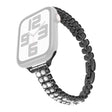 Stiligt Apple Smartwatch Metall Och Strass Universell Armband