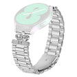 Häftigt Gabb Watch 2 Metall Och Strass Armband