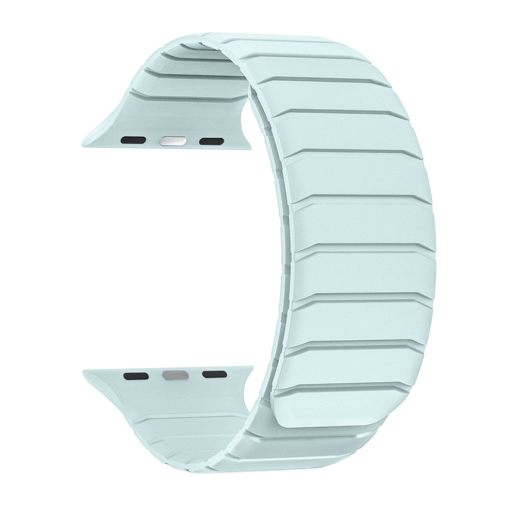 Watch Band Apple Watch Series 10 Ultra 9 8 7 SE (2023) SE (2022) SE 6 5 4 3 2 1 46mm 49mm 45mm 44mm 42mm Silicone Magnetic Strap - Light Cyan#serie_5