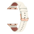 Riktigt Elegant Apple Smartwatch Äkta Läder Universell Armband