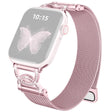 Bekvämt Apple Smartwatch Metall Och Strass Universell Armband