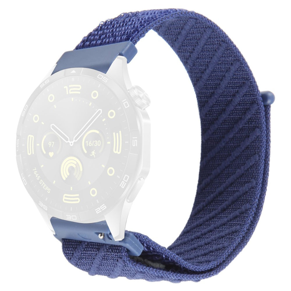 22mm Watch Band Huawei Watch GT 5 Pro 46mm / GT 5 46mm / GT 4 46mm / Watch 4 / Samsung Galaxy Watch3 Nylon Loop Strap - Dark Blue#serie_1