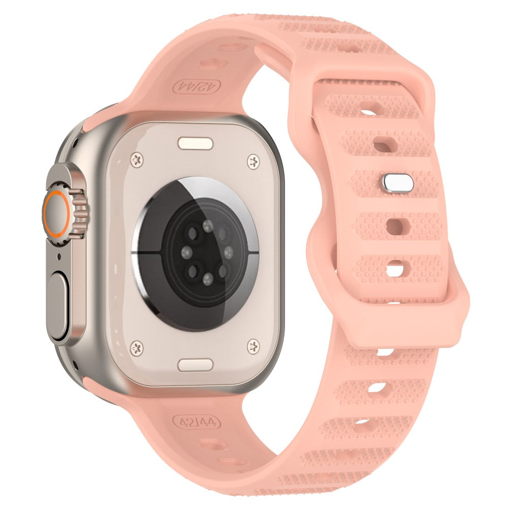 Mega Kønt Silikone Universal Rem passer til Apple Smartwatch - Pink#serie_3