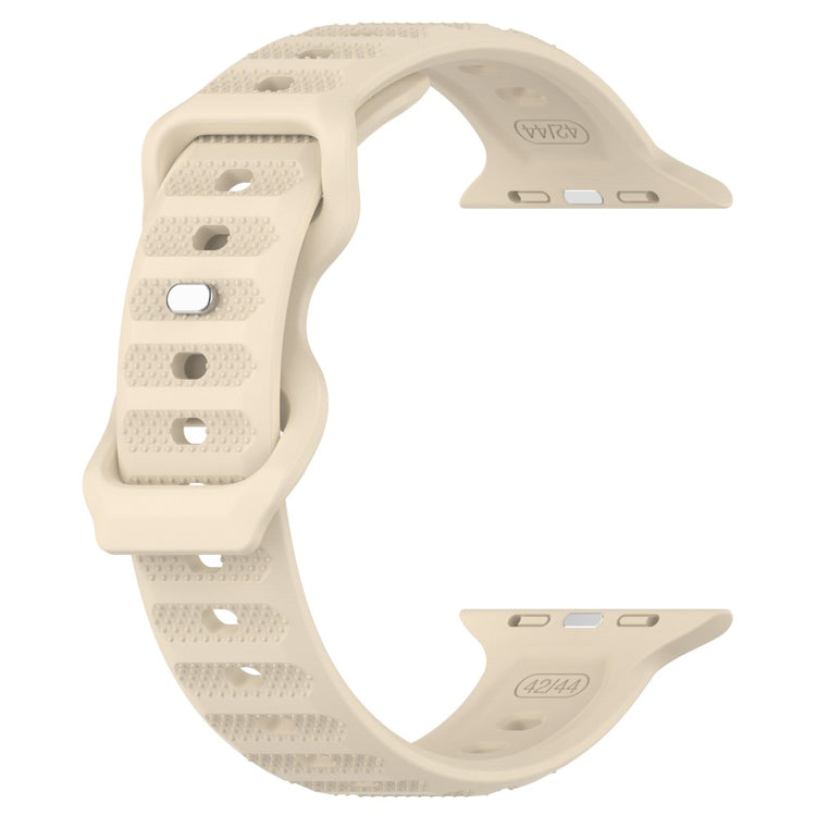 Mega Kønt Silikone Universal Rem passer til Apple Smartwatch - Sølv#serie_7