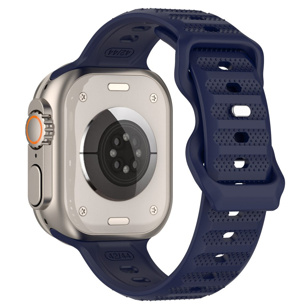 Mega Kønt Silikone Universal Rem passer til Apple Smartwatch - Blå#serie_9