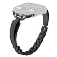 Fast Apple Smartwatch Metall Och Strass Universell Armband