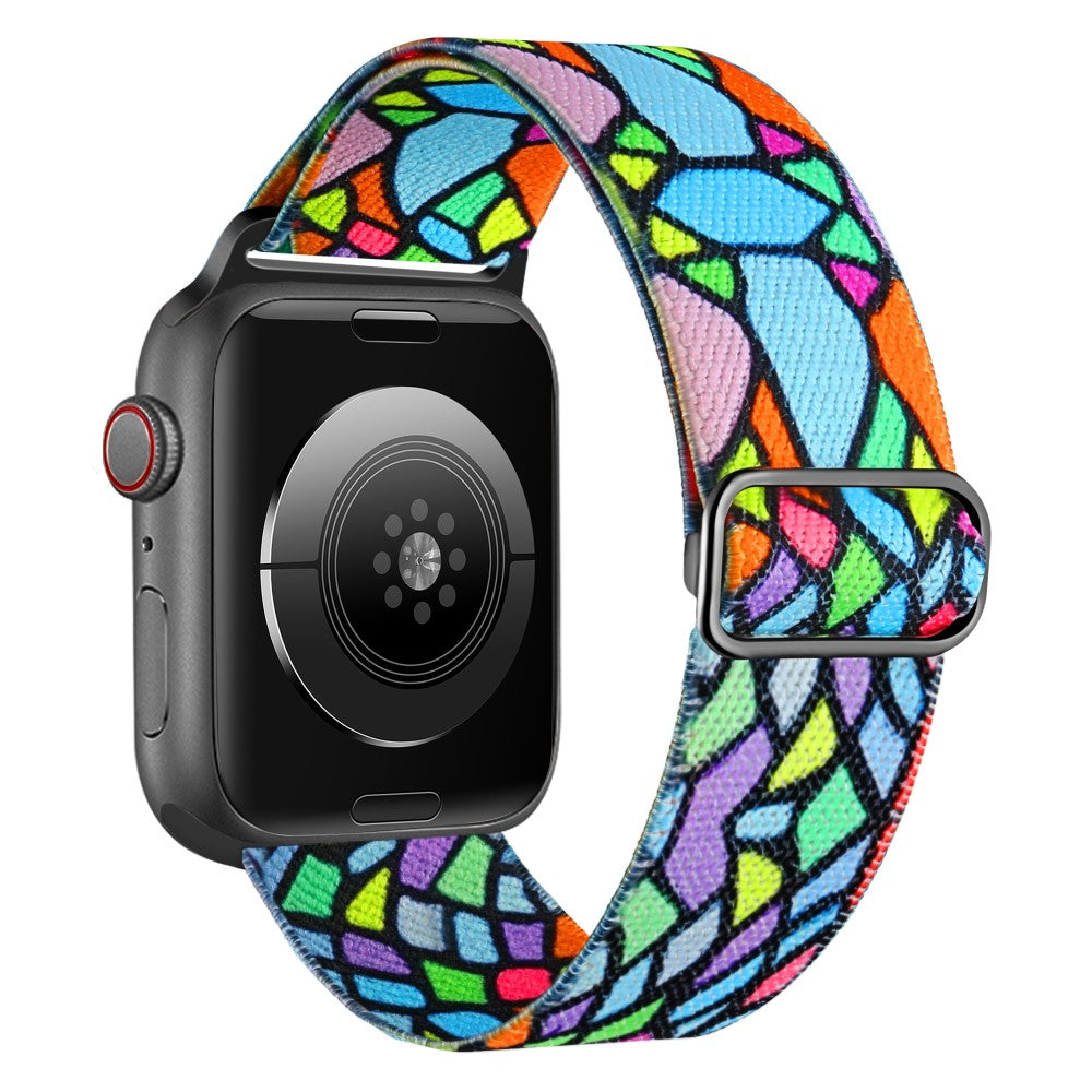 Mega Kønt Metal Og Nylon Universal Rem passer til Apple Smartwatch - Flerfarvet#serie_1