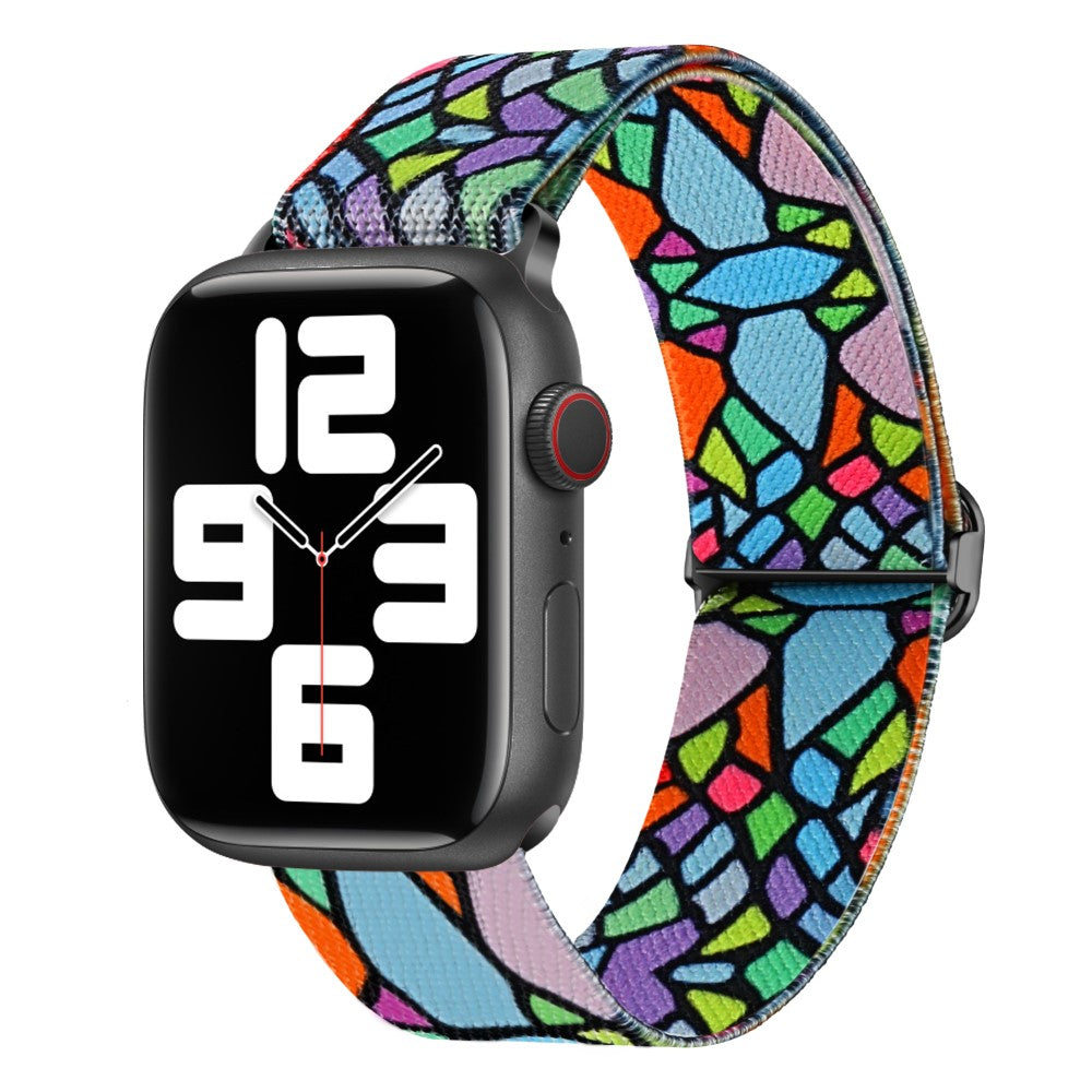 Mega Kønt Metal Og Nylon Universal Rem passer til Apple Smartwatch - Flerfarvet#serie_1