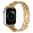 Skönt Apple Smartwatch Metall Och Strass Universell Armband