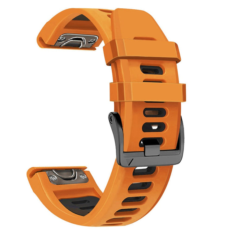 Meget Fantastisk Metal Og Silikone Universal Rem passer til Smartwatch - Orange#serie_1