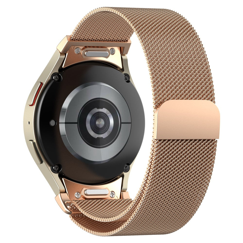 Super Sejt Metal Universal Rem passer til Smartwatch - Pink#serie_2