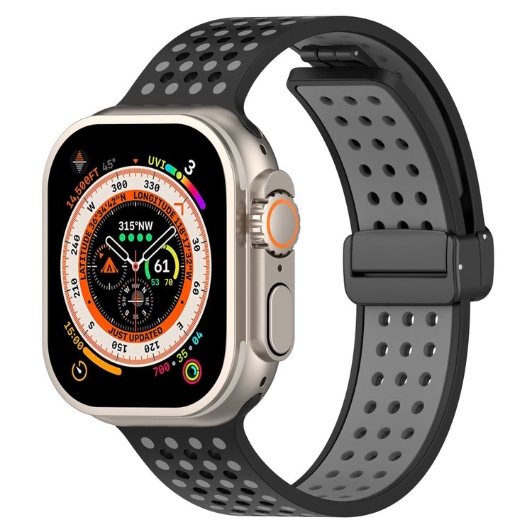 Meget Fantastisk Silikone Universal Rem passer til Apple Smartwatch - Sort#serie_7
