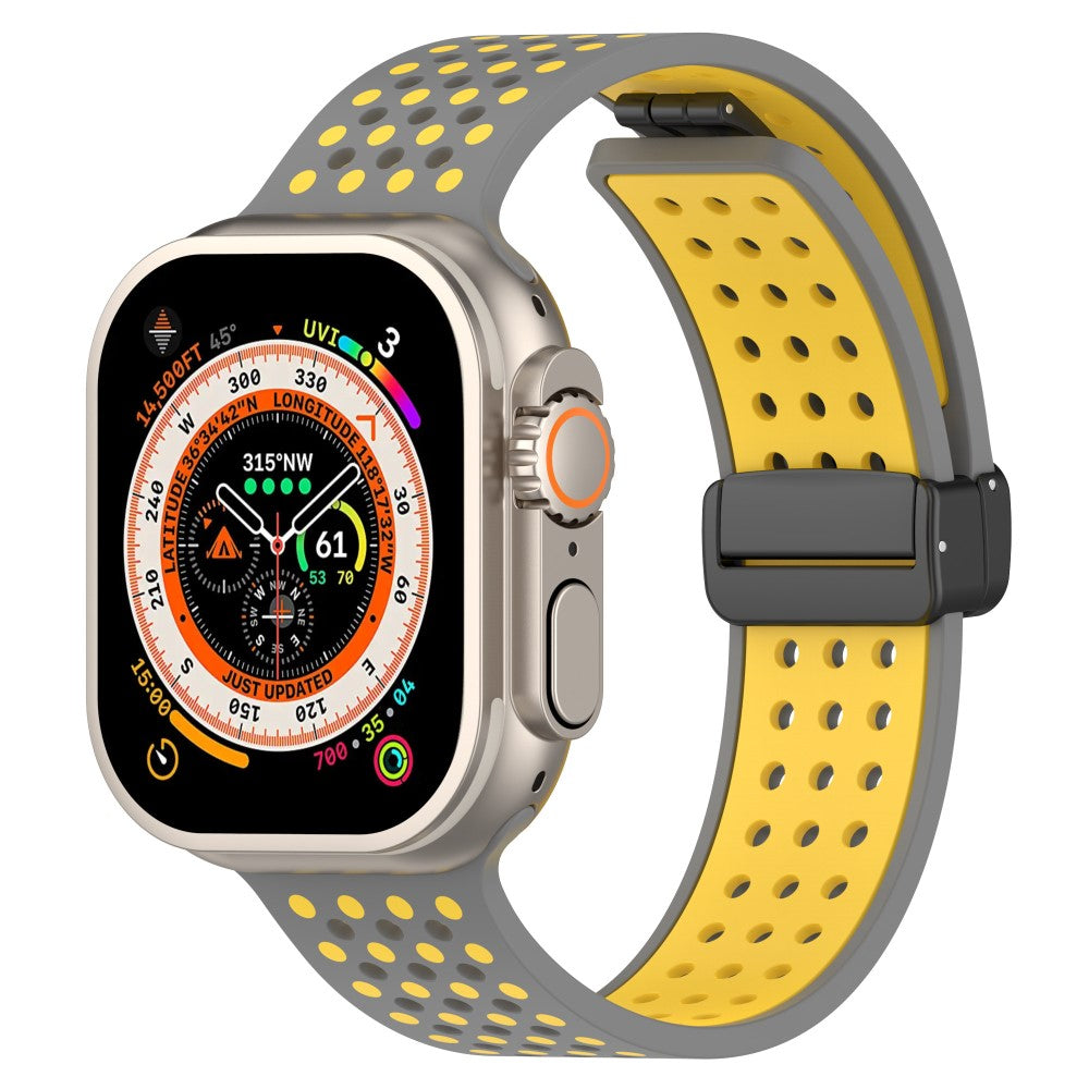 Meget Fantastisk Silikone Universal Rem passer til Apple Smartwatch - Gul#serie_10