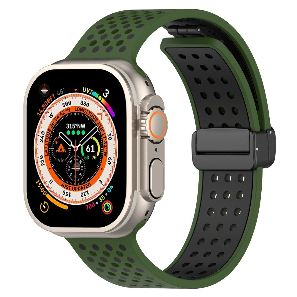 Meget Fantastisk Silikone Universal Rem passer til Apple Smartwatch - Grøn#serie_11